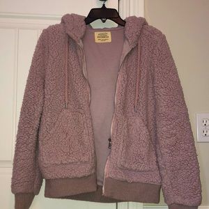 Warm furry jacket. Size M